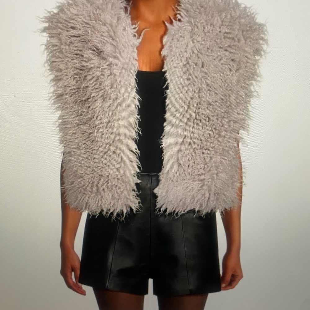 Walter Baker Cream Teddy Jacket